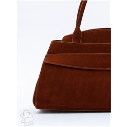 Сумка женская кожаная 3380Q brown Polina&Eiterou