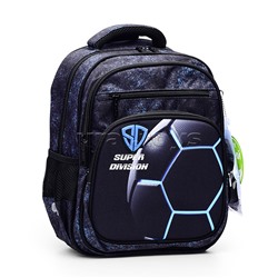 Рюкзак "Grade. Super Division" школьный жесткий 37x28x16 см (16 л) вес 700 г, 1 отделение на молнии с разделителями для учебников, 1 отделение с органайзером, 2 передних кармана, 2 боковых кармана сеткой на резинке, эргономичная формоустойчивая вентилируе