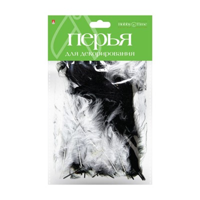 Перья для декорирования МЕГАМИКС, 6 ВИДОВ, НАБОР №3 2-405/02 Альт