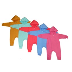 Комбинезон с капюшоном на молнии (ФО417Т)