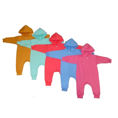 Комбинезон с капюшоном на молнии (ФО417Т)