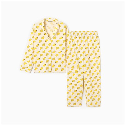 Пижама женская (рубашка, брюки) KAFTAN Duck, размер 52-54