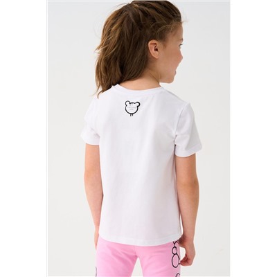 Фуфайка трикотажная для девочек (футболка) PLAYTODAY, 1240011