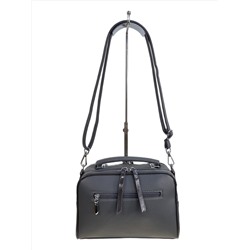 Женская сумка из искусственной кожи и замши, цвет серый