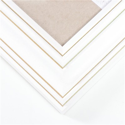 Фоторамка для фото 30×45 см Butte, сосна, (пластиковый экран), белый