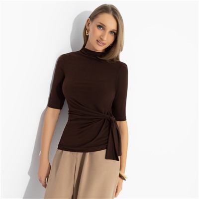 Блуза с декоративным узлом, Минимализм с намёком