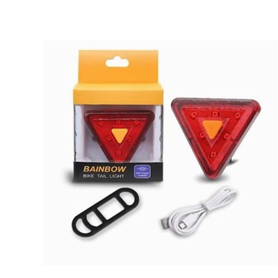 Велофонарь аккумуляторный,  USB заряжаемый яркий, водонепроницаемый