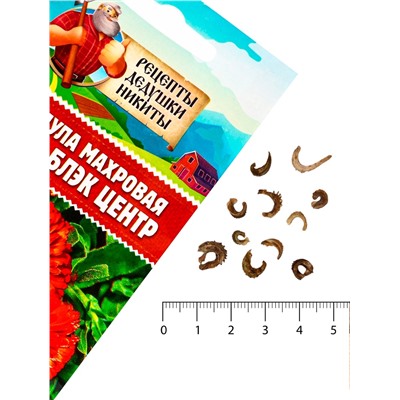 Семена цветов Календула махровая «Ред виз блэк центр», 0.3 г, «Рецепты дедушки Никиты»