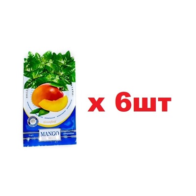 БХ-36 Greenfield Фруктовая композиция.Ароматизатор-освежитель воздуха MANGO 6шт