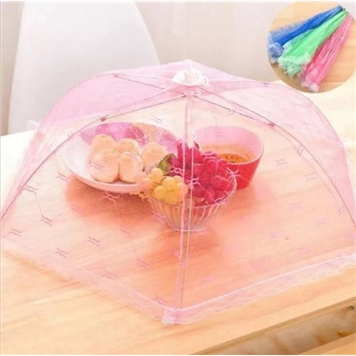 Зонт-сетка для защиты продуктов от насекомых, диагональ 65см