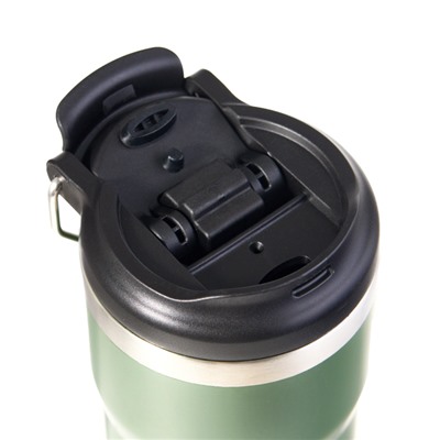 Термокружка «Путешествие», 600 мл, 20.7×7.5 см, сохраняет тепло до 12 ч, нержавеющая сталь, зелёная