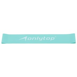 Фитнес-резинка ONLITOP, 30х5х0,09 см, нагрузка 8 кг, цвет бирюзово-голубой