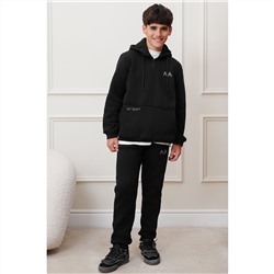 Теплый детский костюм из футера трехнитки с начесом Happyfox