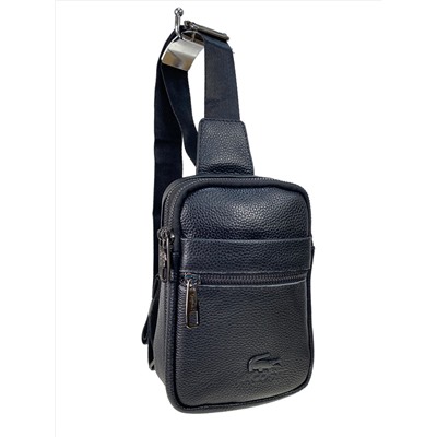 Сумка мужская из натуральной кожи, цвет черный