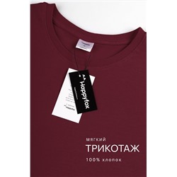 Женская базовая хлопковая футболка Happyfox