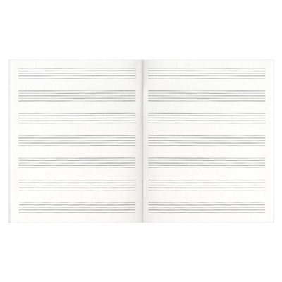 Тетрадь для нот для младших классов А5 24л "МУЗЫКАЛЬНОЕ СЕРДЦЕ" 70010 Феникс