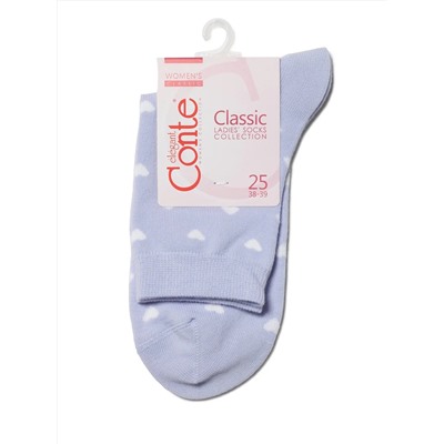 Conte elegant Носки CLASSIC с рисунками "Сердечки"