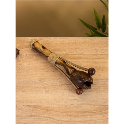 Сувенирный музыкальный инструмент «Тек тек», 25×8×10 см, бамбук, махагон