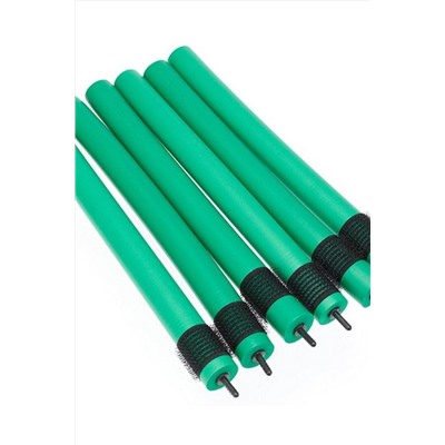 Dewal Beauty Бигуди-бумеранги, 22 x 240 мм, зеленый, 6 шт. KRISTALLER, 1117395