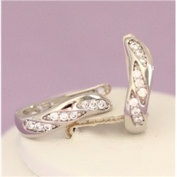 Серьги родий Н01-12837