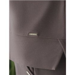 Джемпер с воротом на молнии из футера двухнитки с эластаном