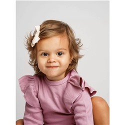 Боди детское с длинным рукавом и рюшами Amarobaby Fashion, рост 68 см, цвет розовый