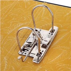 Папка с арочным механизмом "Tropicana" A4 75 мм разобранная картонная, матовая ламинация, цветная запечатка, тиснение фольгой, металлическая окантовка, цветная запечатка форзаца, индивидуальная упаковка