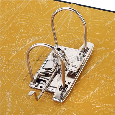 Папка с арочным механизмом "Tropicana" A4 75 мм разобранная картонная, матовая ламинация, цветная запечатка, тиснение фольгой, металлическая окантовка, цветная запечатка форзаца, индивидуальная упаковка