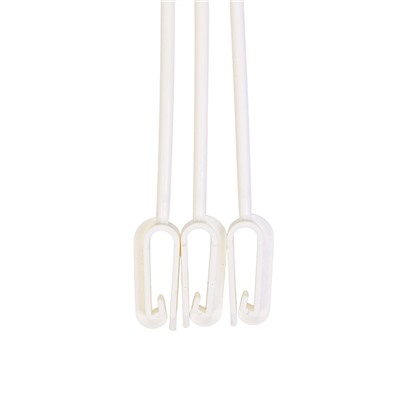 Подвес для кашпо, h=47 см, пластиковый, белый