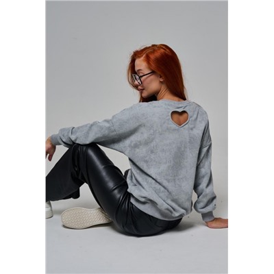 67189 толстовка женская (Серый-винтаж)