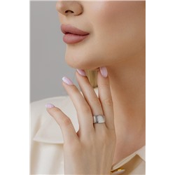 Серьги из серебра родированные 925 пробы с50143