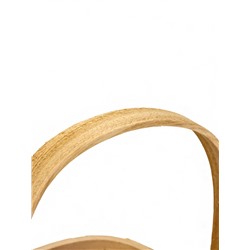 Корзина плетёная для хранения, 22×15.5×12 см, ручка h=13, секвойя, Greengo