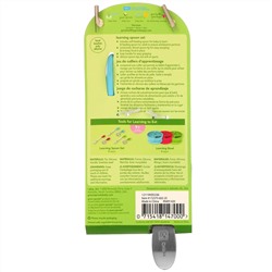 Green Sprouts, Learning  Spoon Set, 9+ Months, Aqua, 1 Set