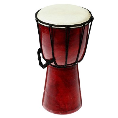 Сувенирный музыкальный инструмент барабан джембе «Классика», 25×14×14 см