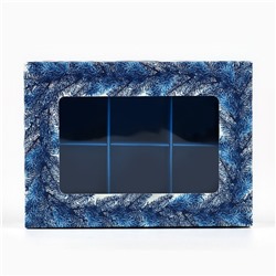 Коробка складная под 6 конфет новогодняя «Морозная роскошь», 13.5×9.5×3.5 см