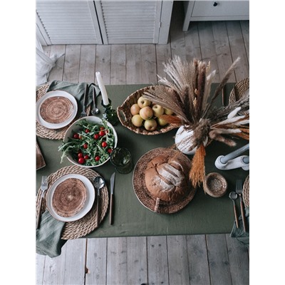 Блюдо для подачи Magistro Wood, 27.8×27.5×3 см, фарфор, коричневое