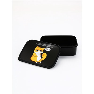 Ланч - бокс прямоугольный «Кот», 1200 мл