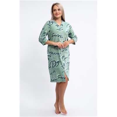 Халат 01 Бренд Rozhkova KV (Оливковый)