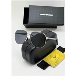 Набор мужские солнцезащитные очки, коробка, чехол + салфетки #22892489