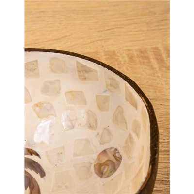 УЦЕНКА Чаша «Пальма» 14×14×6 см, кокос