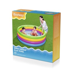 Бассейн надувной Bestway «Радуга», 157×46 см, от 3 лет, 51117