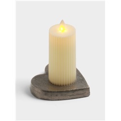 Подсвечник для чайной свечи «Сердце», 11×12×2 см, алюминий