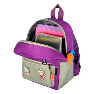 Рюкзак CANGO Can-006 серо-фиолетовый