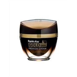 FARMSTAY - КРЕМ ДЛЯ ЛИЦА С ЗОЛОТОМ И МУЦИНОМ УЛИТКИ GOLD SNAIL PREMIUM CREAM, 50 ML