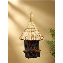 Подвесной декор «Скворечник», 25×25×44 см, дерево, коричневый