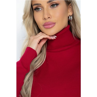 Водолазка Зимняя история (красная) Б14521-20М