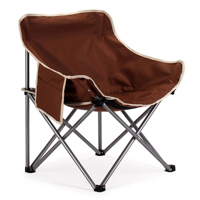 Стул складной с органайзером КОРИЧНЕВЫЙ № 9 67х28х39 /уп6/