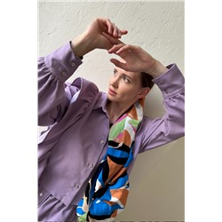 Костюм джинс  DENIM064/02/Лавандовый