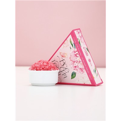 Соль для ванны, аромат нежный пион, 150 г, Чистое счастье