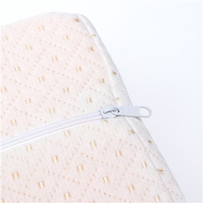 Подушка ортопедическая НТ-ПС-05 «Антихрап», для взрослых, с эффектом памяти и выемкой под плечо, 54×32 см, валики 11/6 см